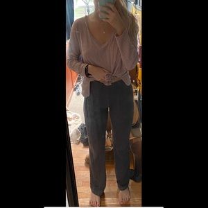 Reebok grey yoga pants